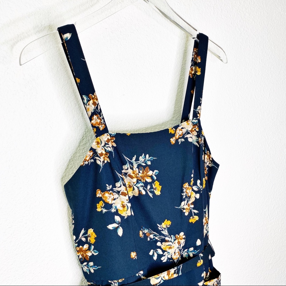 Xhiliration Floral Romper - Picture 2 of 5